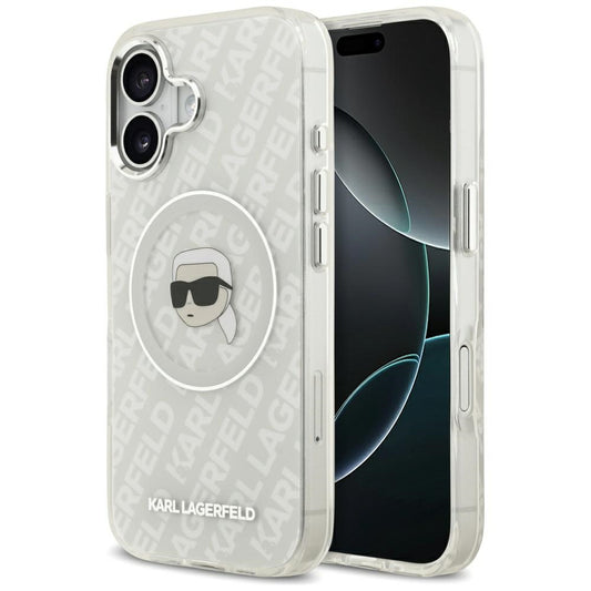 MagSafe hoes voor Apple iPhone 17, Karl Lagerfeld, IML Karl's Head, Gri