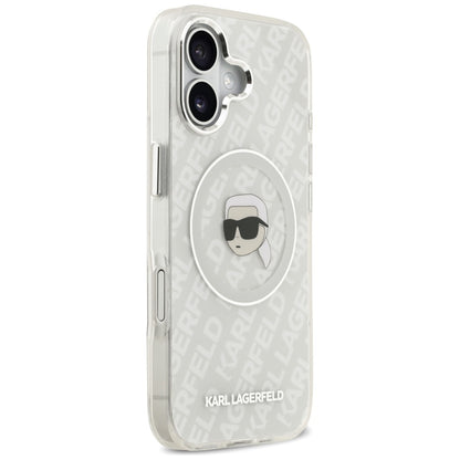 MagSafe hoes voor Apple iPhone 17, Karl Lagerfeld, IML Karl's Head, Gri