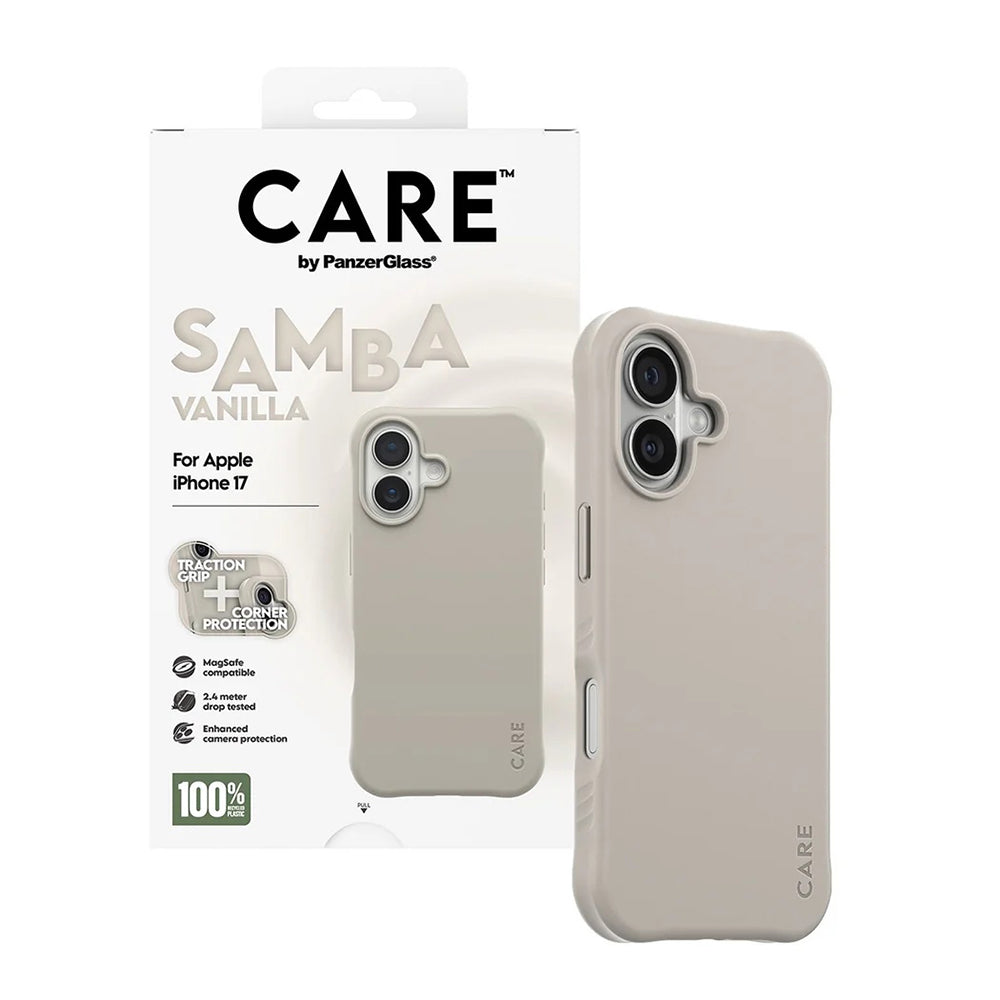 MagSafe hoes voor Apple iPhone 17, PanzerGlass, Modieus Beige