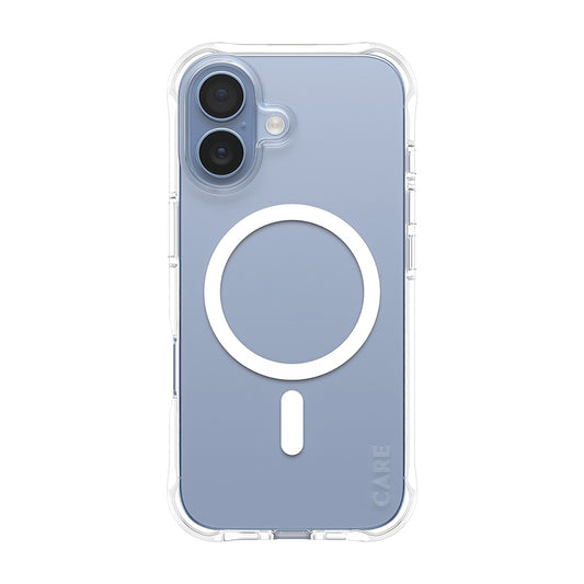 MagSafe hoesje voor Apple iPhone 17, PanzerGlass, Modieus, Transparant Wit