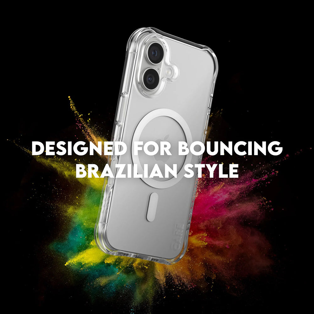 MagSafe hoesje voor Apple iPhone 17, PanzerGlass, Modieus, Transparant Wit