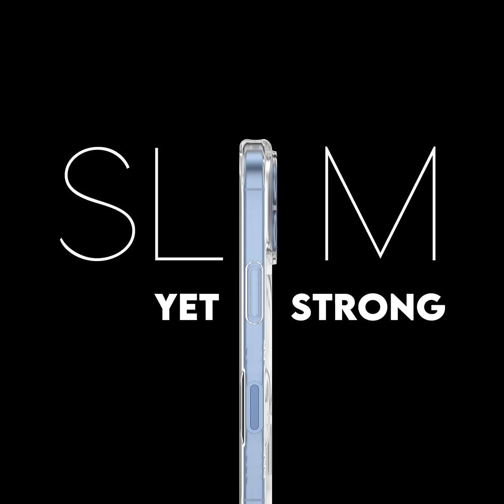 MagSafe hoesje voor Apple iPhone 17, PanzerGlass, Modieus, Transparant Wit