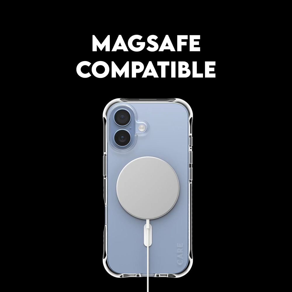 MagSafe hoesje voor Apple iPhone 17, PanzerGlass, Modieus, Transparant Wit