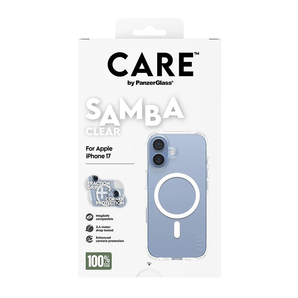 MagSafe hoesje voor Apple iPhone 17, PanzerGlass, Modieus, Transparant Wit