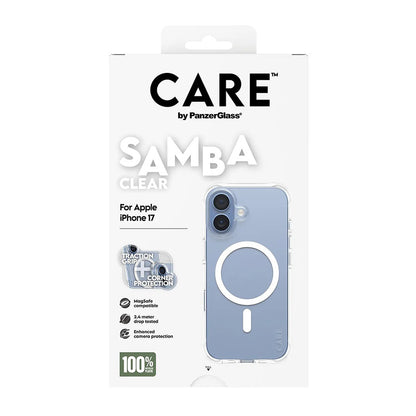 MagSafe hoesje voor Apple iPhone 17, PanzerGlass, Modieus, Transparant Wit