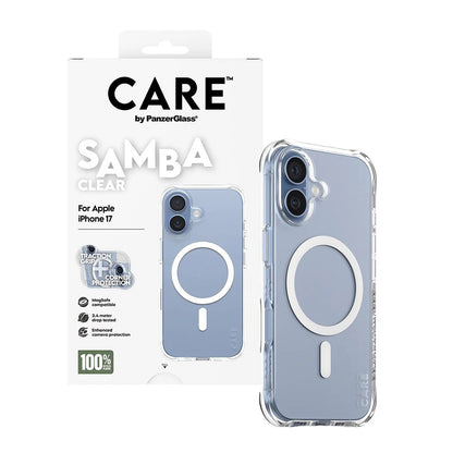 MagSafe hoesje voor Apple iPhone 17, PanzerGlass, Modieus, Transparant Wit