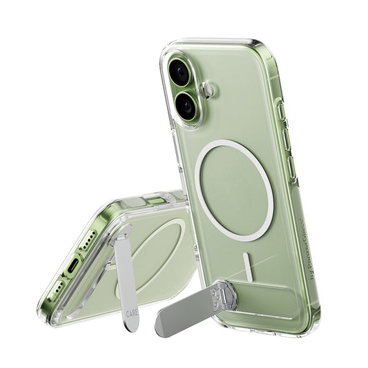 MagSafe hoesje voor Apple iPhone 17, PanzerGlass, met Kickstand, Transparant