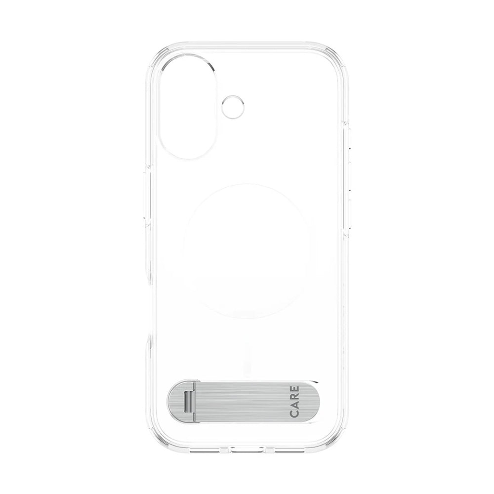 MagSafe hoesje voor Apple iPhone 17, PanzerGlass, met Kickstand, Transparant