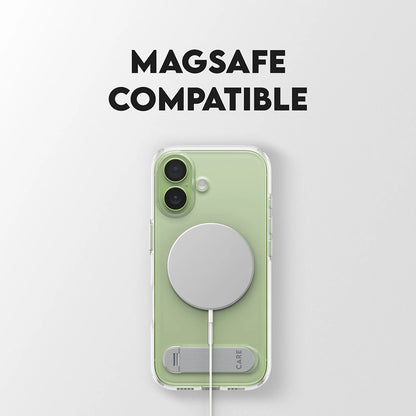 MagSafe hoesje voor Apple iPhone 17, PanzerGlass, met Kickstand, Transparant