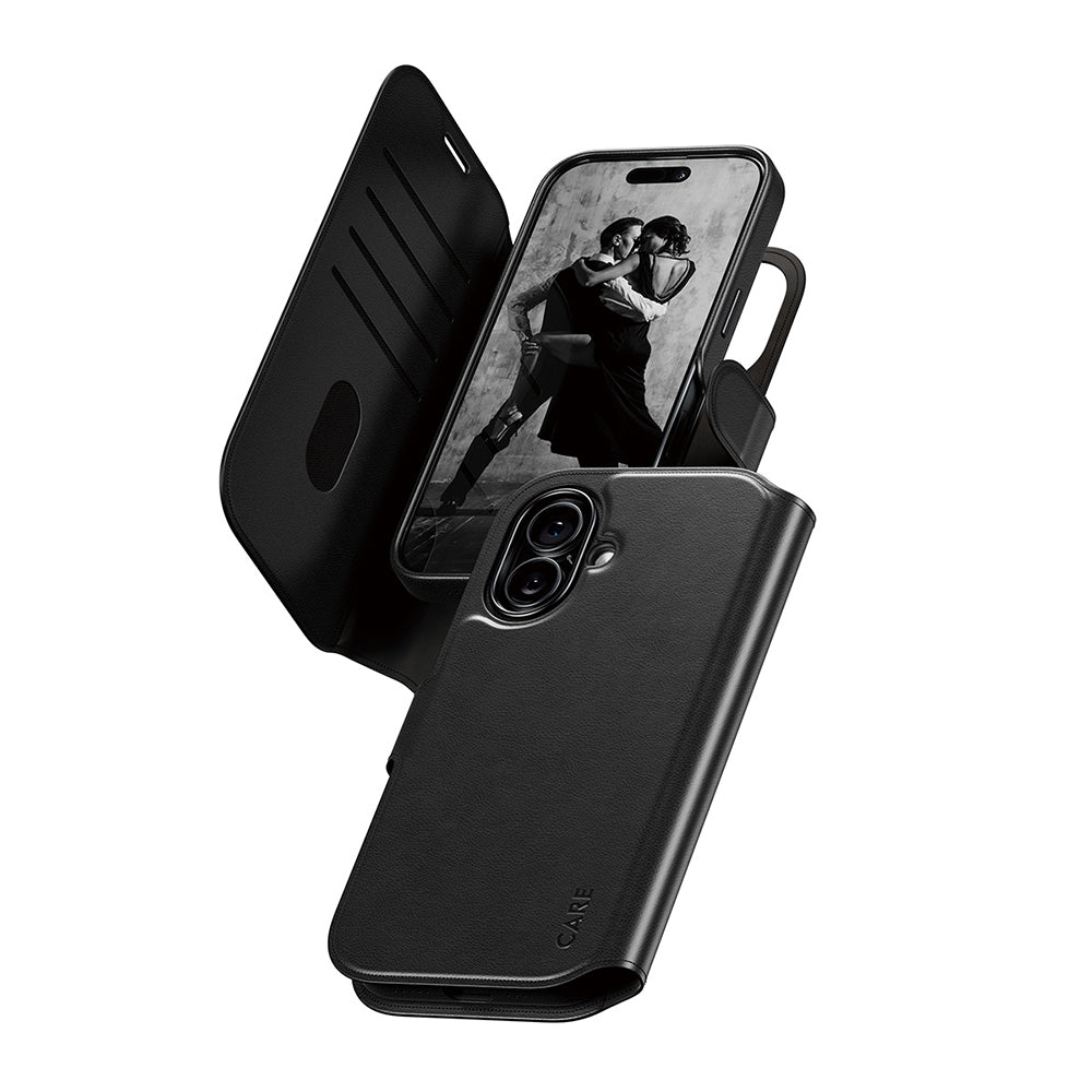 MagSafe hoes voor Apple iPhone 17, PanzerGlass, Care Feature Tango Two-in-One, Zwart