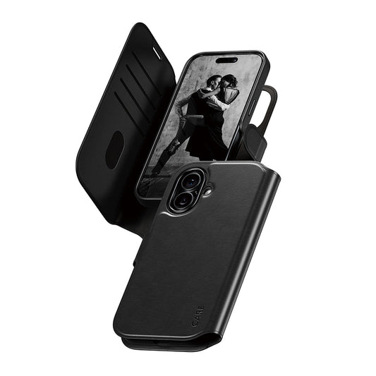 MagSafe hoes voor Apple iPhone 17, PanzerGlass, Care Feature Tango Two-in-One, Zwart