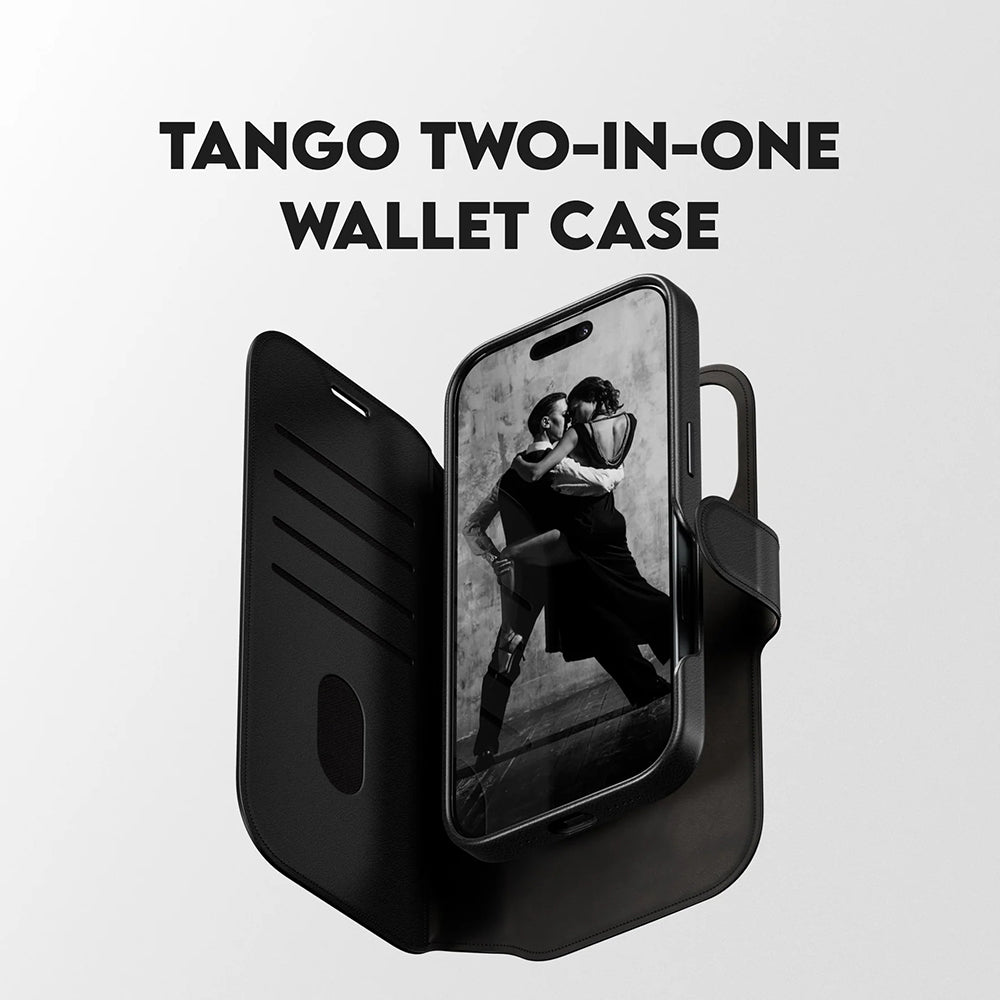 MagSafe hoes voor Apple iPhone 17, PanzerGlass, Care Feature Tango Two-in-One, Zwart