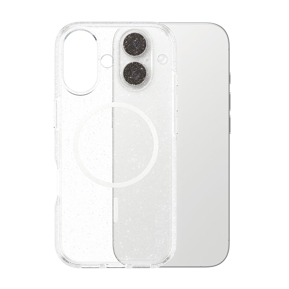 MagSafe hoesje voor Apple iPhone 17, PanzerGlass, Care Urban Explorer Star Lit, Transparant Wit