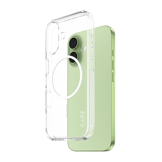 MagSafe hoes voor Apple iPhone 17, PanzerGlass, Care Urban Explorer, Transparant Wit
