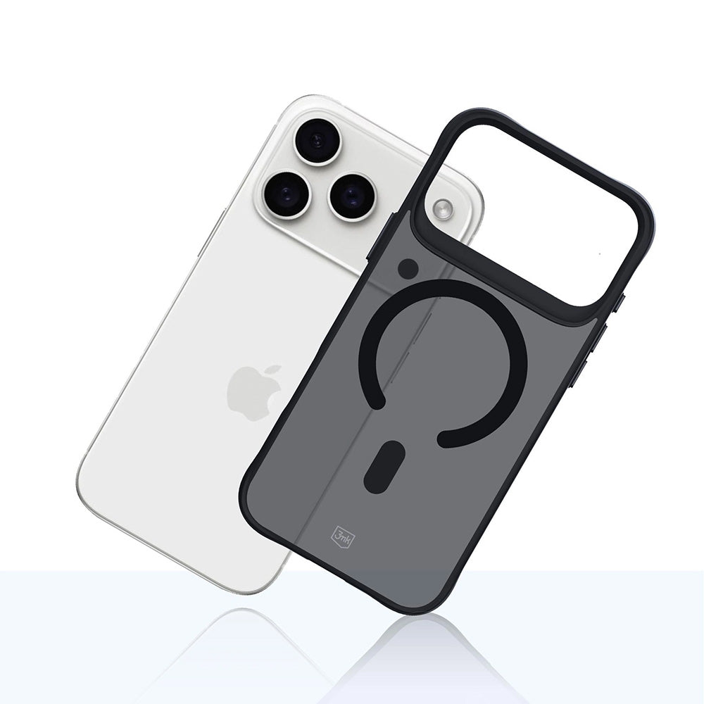 MagSafe hoesje voor Apple iPhone 17 Pro, 3MK, Smoke MagCase, Zwart