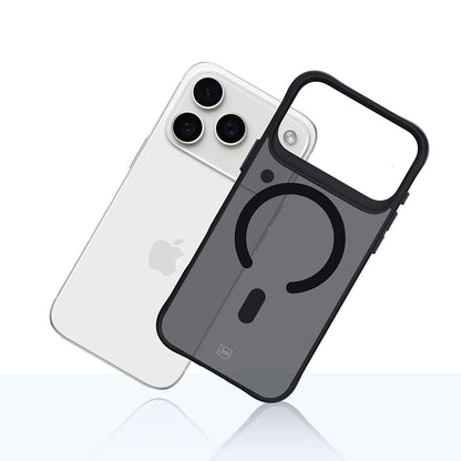 MagSafe hoesje voor Apple iPhone 17 Pro, 3MK, Smoke MagCase, Zwart