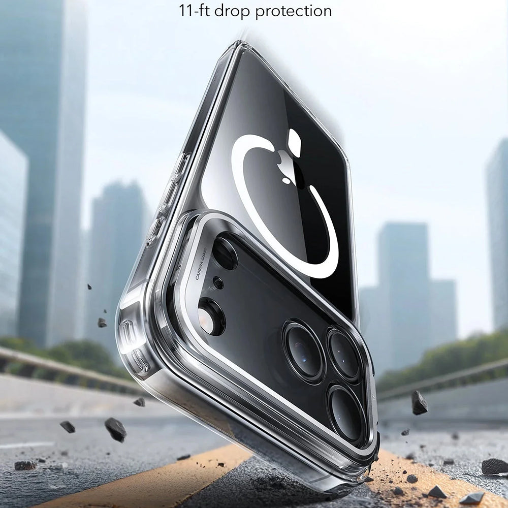 MagSafe hoesje voor Apple iPhone 17 Pro, ESR, Classic Hybrid Kickstand, Transparant