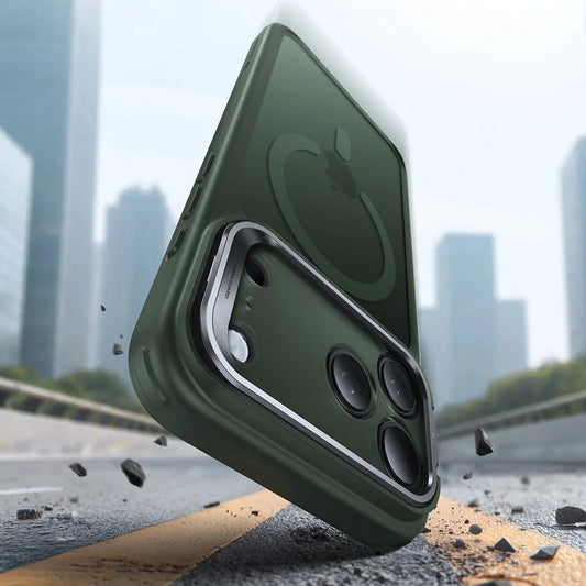 MagSafe hoesje voor Apple iPhone 17 Pro, ESR, Classic Hybrid Kickstand, Satijngroen