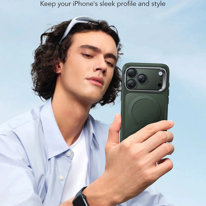 MagSafe hoesje voor Apple iPhone 17 Pro, ESR, Classic Hybrid Kickstand, Satijngroen