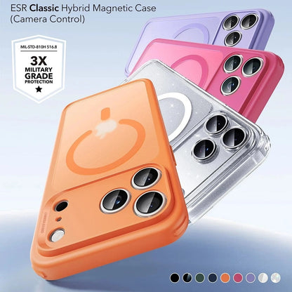MagSafe hoes voor Apple iPhone 17 Pro, ESR, Classic Hybrid, Satijn Oranje