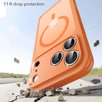 MagSafe hoes voor Apple iPhone 17 Pro, ESR, Classic Hybrid, Satijn Oranje