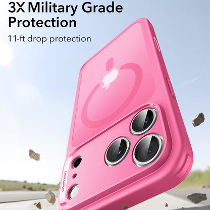 MagSafe hoesje voor Apple iPhone 17 Pro, ESR, Classic Hybrid, Satijnroze