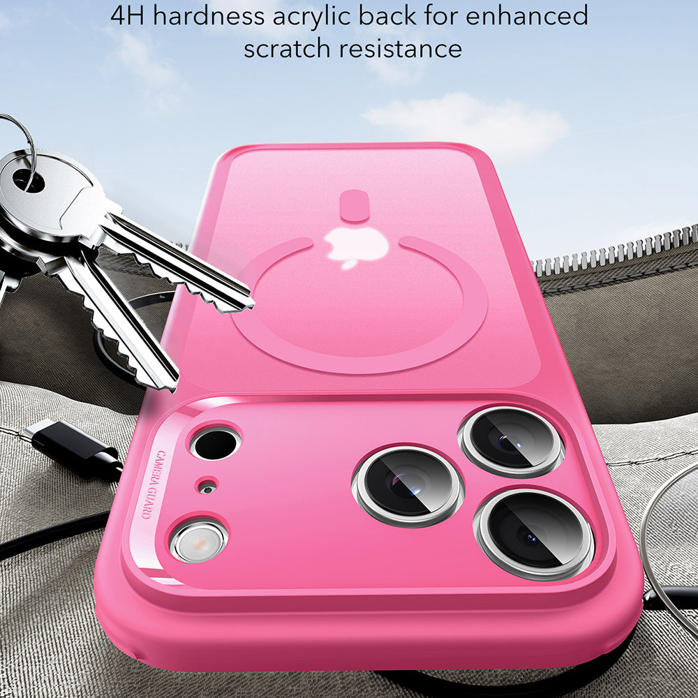 MagSafe hoesje voor Apple iPhone 17 Pro, ESR, Classic Hybrid, Satijnroze