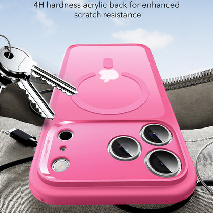 MagSafe hoesje voor Apple iPhone 17 Pro, ESR, Classic Hybrid, Satijnroze