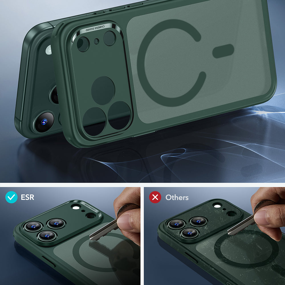 MagSafe hoesje voor Apple iPhone 17 Pro, ESR, Classic Hybrid, Satijngroen