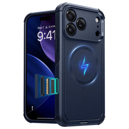 MagSafe hoesje voor Apple iPhone 17 Pro, ESR, Cyber, Blauw