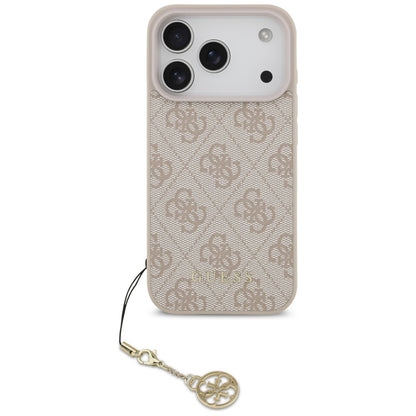 MagSafe hoesje voor Apple iPhone 17 Pro, Guess, 4G Charm Cradle, Roze