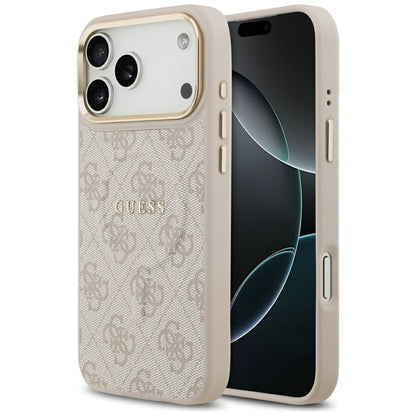 MagSafe hoesje voor Apple iPhone 17 Pro, Guess, 4G Classic, Roze
