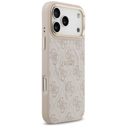 MagSafe hoesje voor Apple iPhone 17 Pro, Guess, 4G Classic, Roze