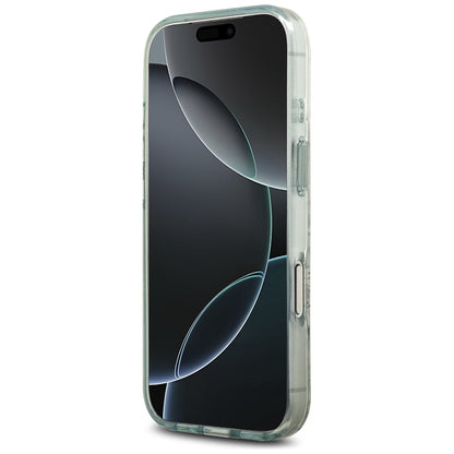 MagSafe hoesje voor Apple iPhone 17 Pro, Guess, IML Flower and Tonal Circle, Groen