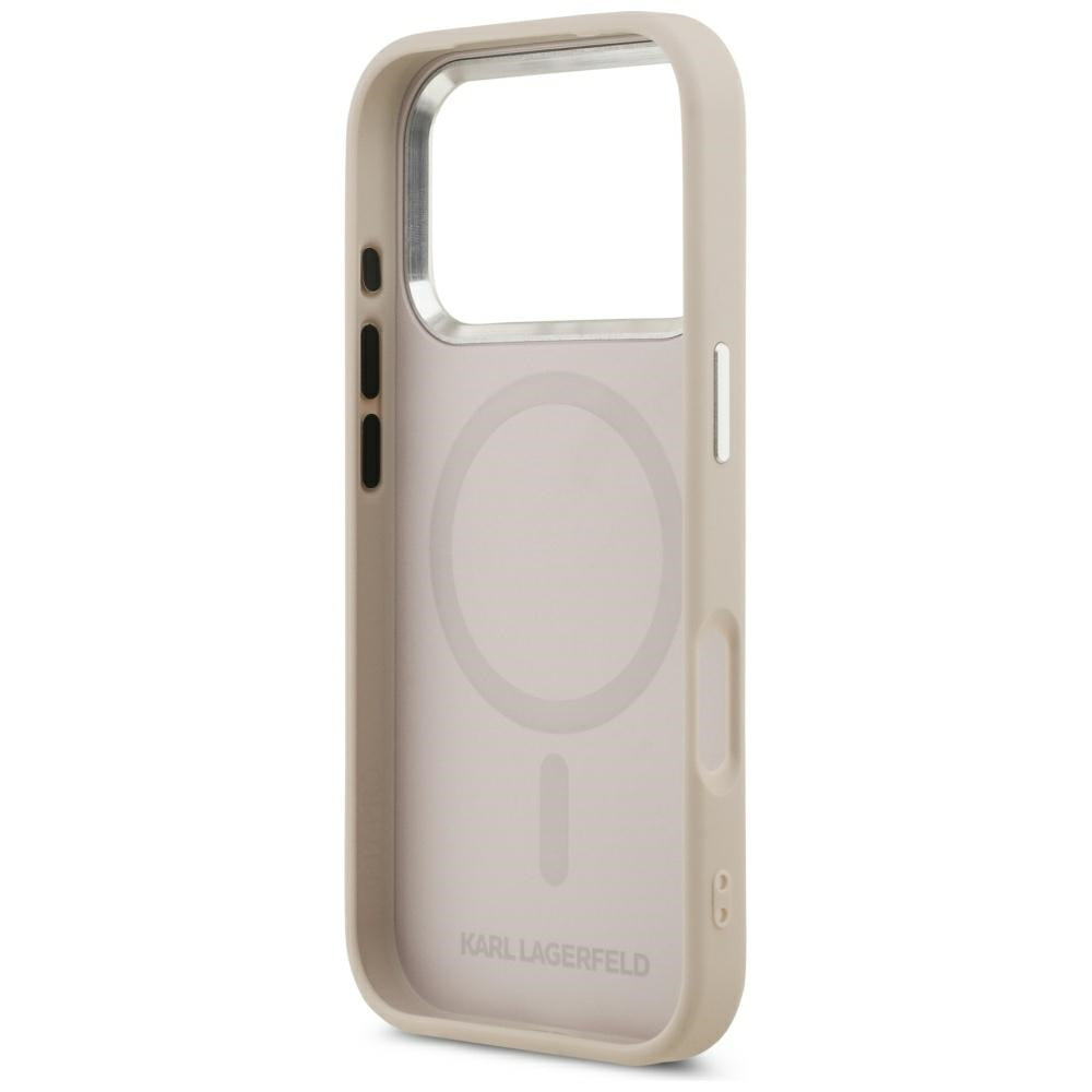 MagSafe hoes voor Apple iPhone 17 Pro, Karl Lagerfeld, Choupette Pin, Roze