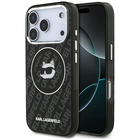 MagSafe Case for Apple iPhone 17 Pro, Karl Lagerfeld, IML Choupette's Head, Black