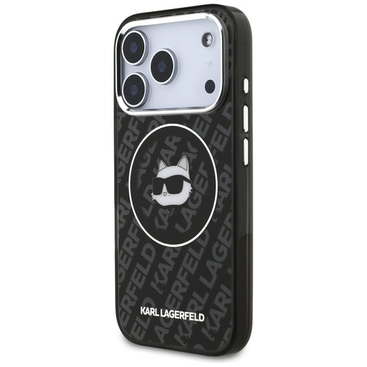 MagSafe Case for Apple iPhone 17 Pro, Karl Lagerfeld, IML Choupette's Head, Black