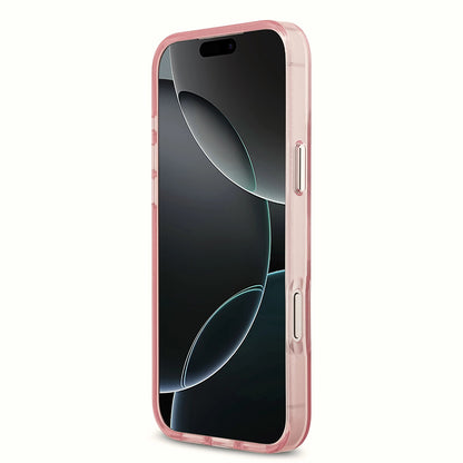 MagSafe hoesje voor Apple iPhone 17 Pro, Karl Lagerfeld, IML Sketch Logo Choupette, Roze