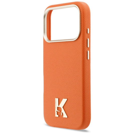 MagSafe hoes voor Apple iPhone 17 Pro, Karl Lagerfeld, Karl Head Logo, Oranje