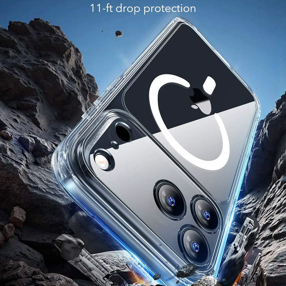 MagSafe hoesje voor Apple iPhone 17 Pro Max, ESR, Classic Hybrid, Transparant