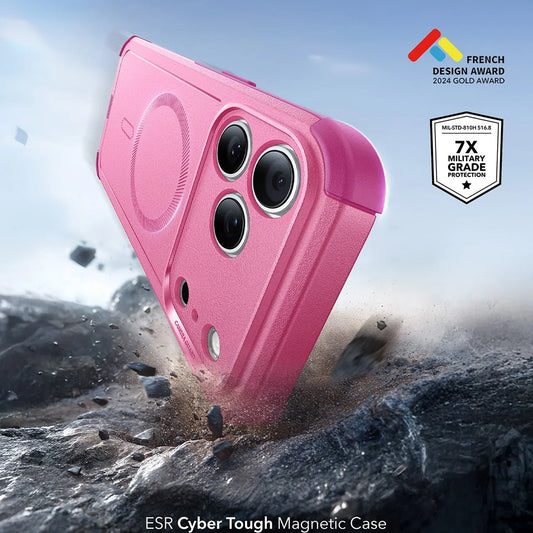 MagSafe hoes voor Apple iPhone 17 Pro Max, ESR, Cyber, Roze