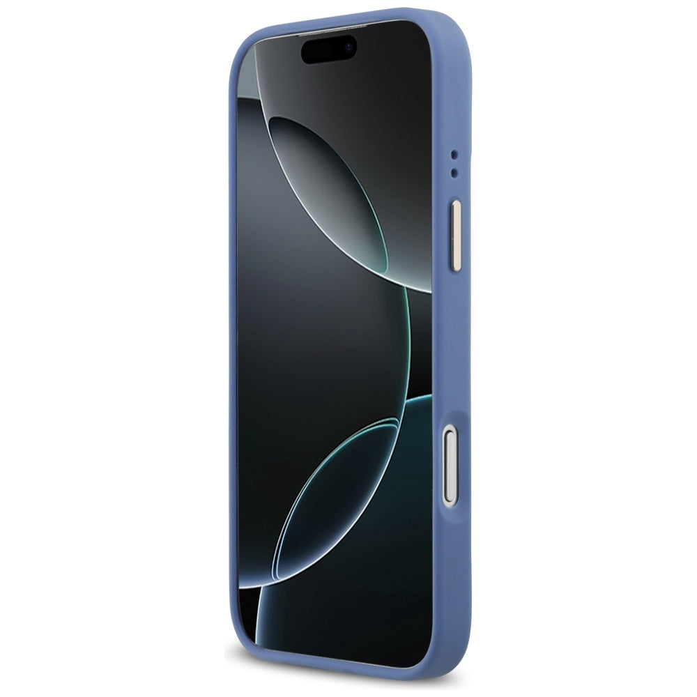 MagSafe hoesje voor Apple iPhone 17 Pro Max, Guess, 4G Classic, Blauw