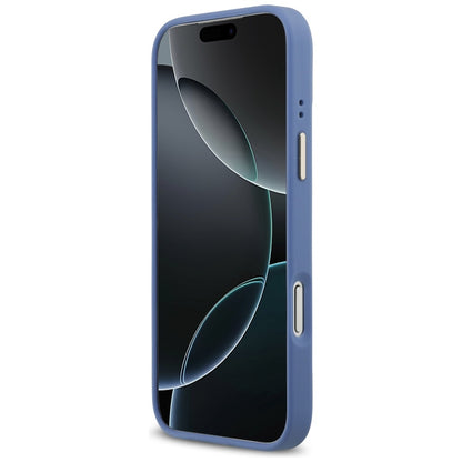 MagSafe hoesje voor Apple iPhone 17 Pro Max, Guess, 4G Classic, Blauw