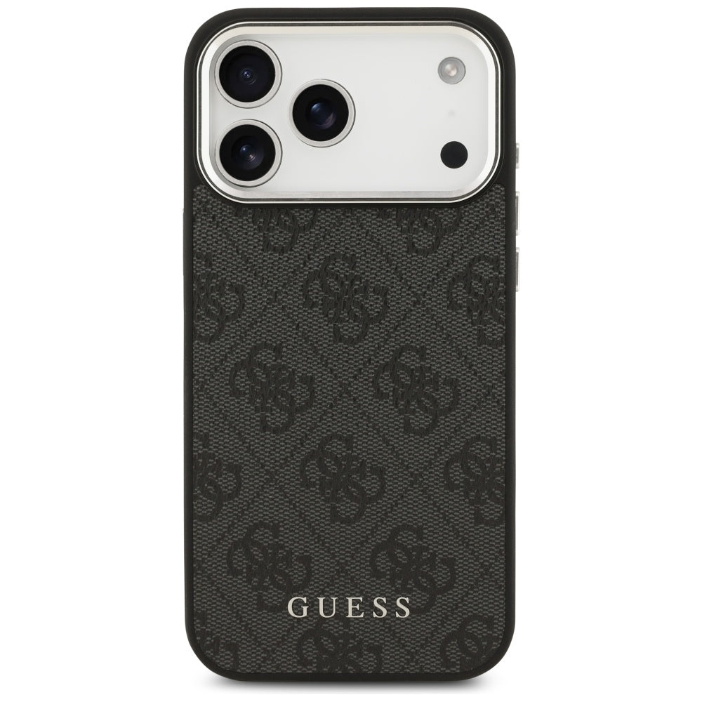 MagSafe hoesje voor Apple iPhone 17 Pro Max, Guess, 4G Classic Logo, Zwart