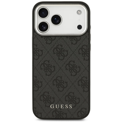 MagSafe hoesje voor Apple iPhone 17 Pro Max, Guess, 4G Classic Logo, Zwart
