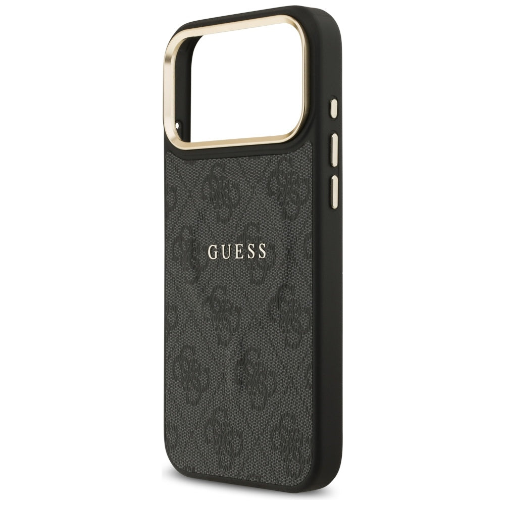 MagSafe hoesje voor Apple iPhone 17 Pro Max, Guess, 4G Classic, Zwart