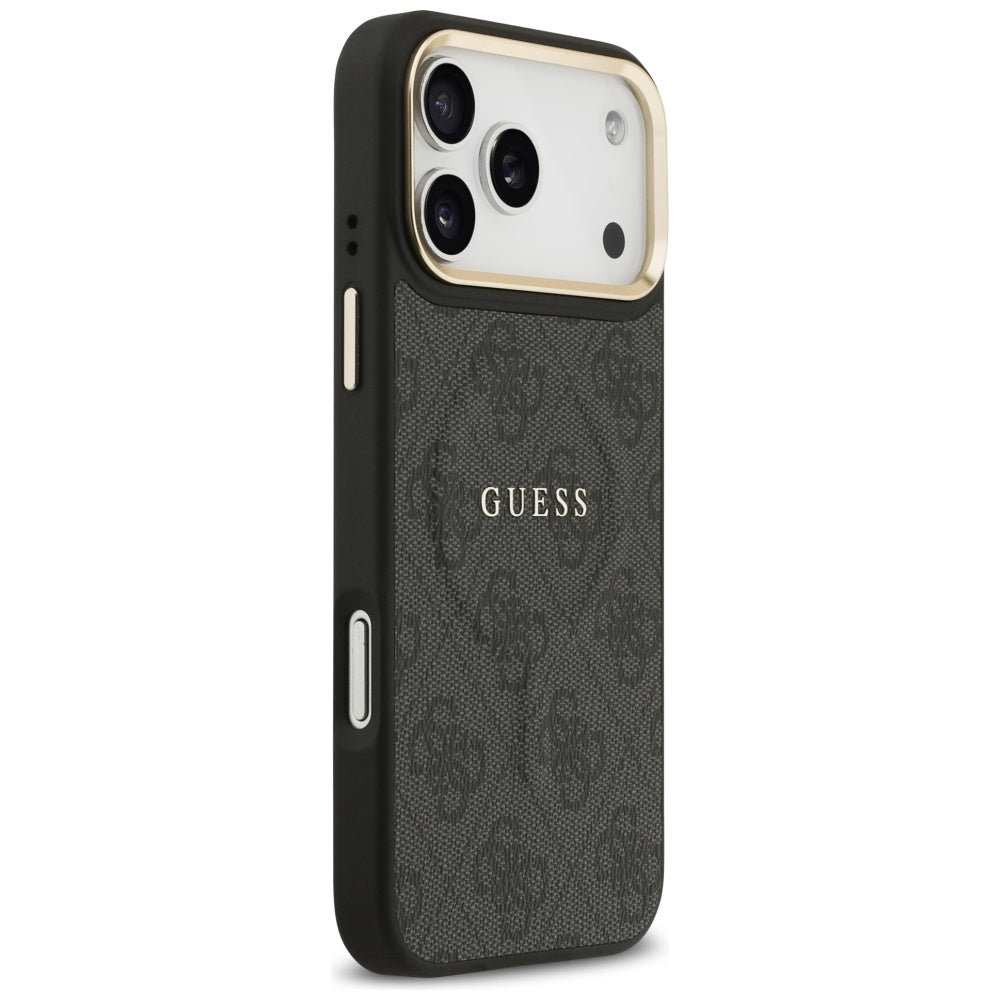MagSafe hoesje voor Apple iPhone 17 Pro Max, Guess, 4G Classic, Zwart