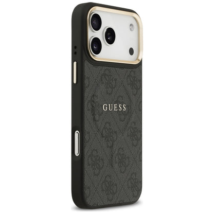 MagSafe hoesje voor Apple iPhone 17 Pro Max, Guess, 4G Classic, Zwart