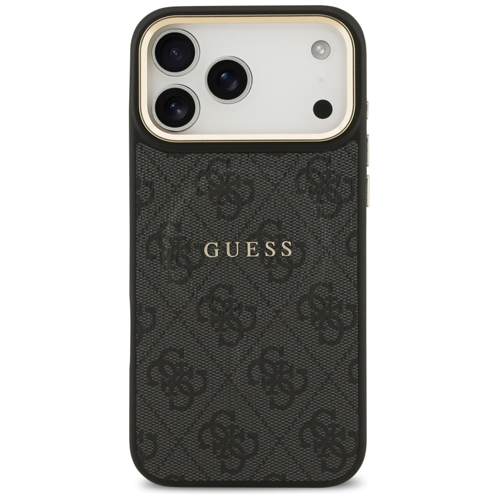 MagSafe hoesje voor Apple iPhone 17 Pro Max, Guess, 4G Classic, Zwart