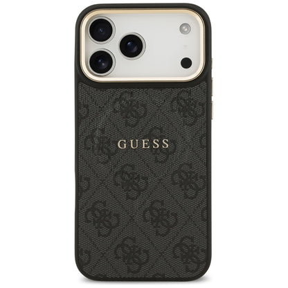 MagSafe hoesje voor Apple iPhone 17 Pro Max, Guess, 4G Classic, Zwart